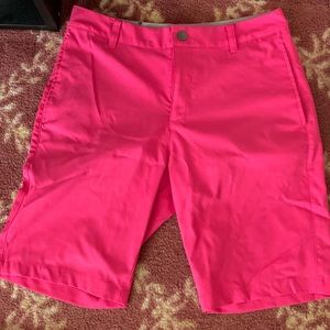 Pink Puma Golf Shorts